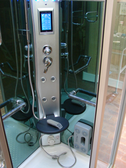 DOCCIA IDROMASSAGGIO BAGNO TURCO CM.120X80 H.215